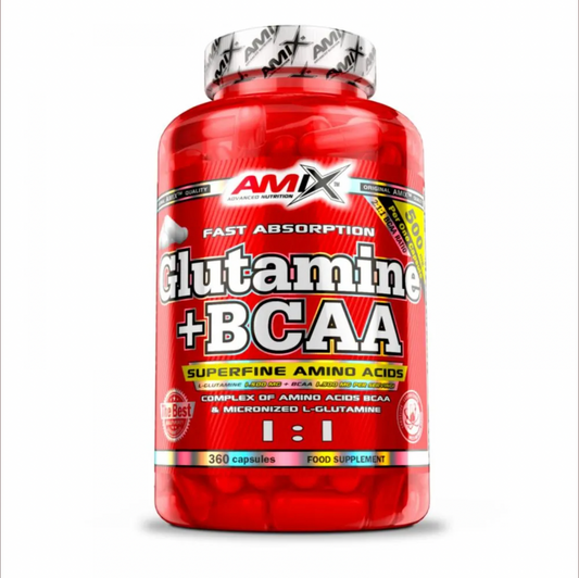 Glutamina + Bcaa´s Aminoácidos Ramificados
