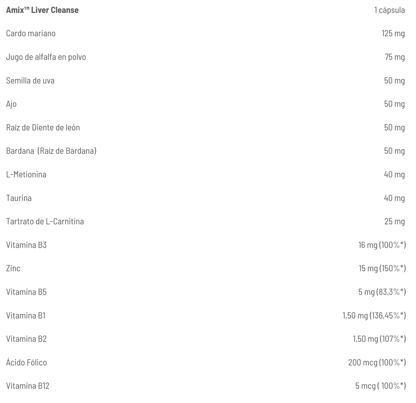 Depurativo Natural Liver Cleanse