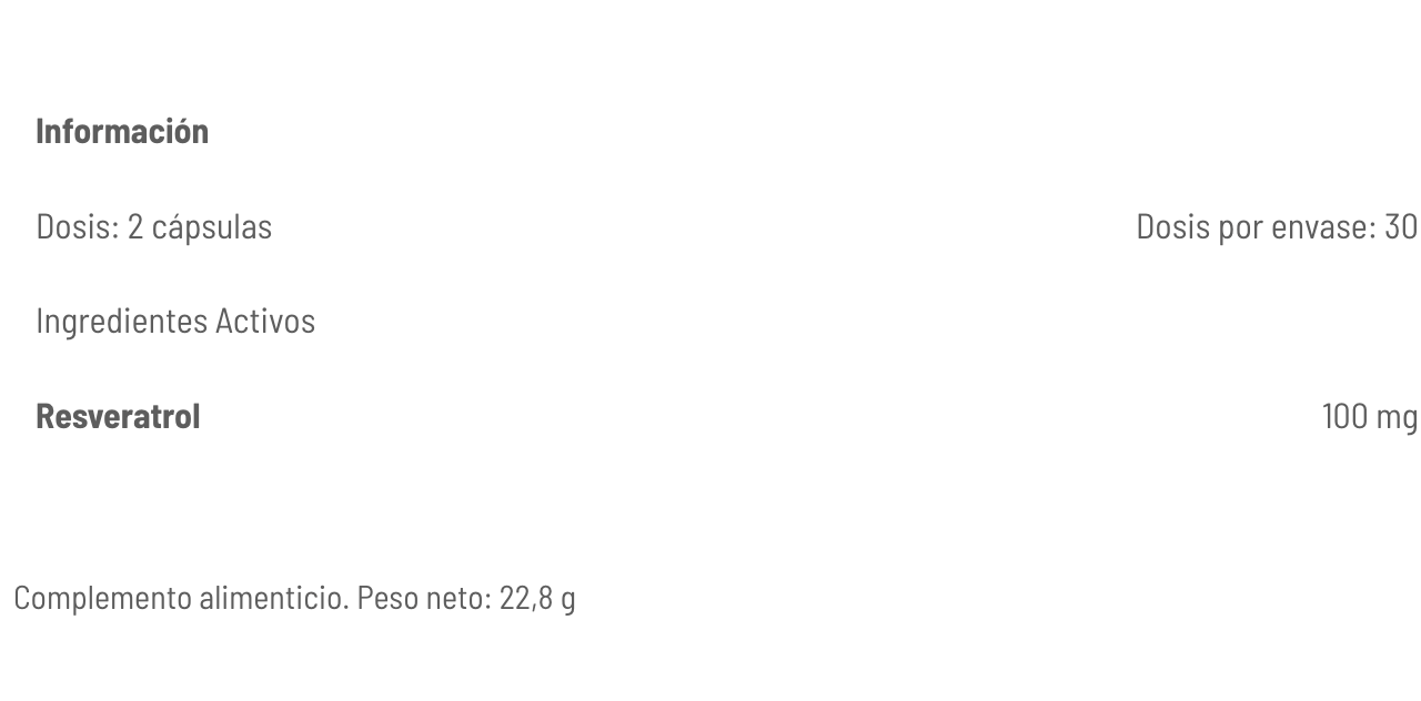 Pure Resveratrol Anti-OX