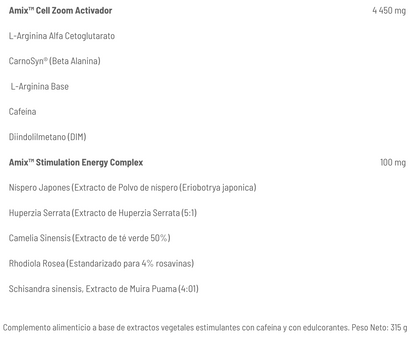 Pre-entreno CellZoom