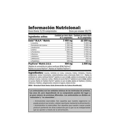 Aminoácidos MAP Muscle Amino Power 150 Tablets