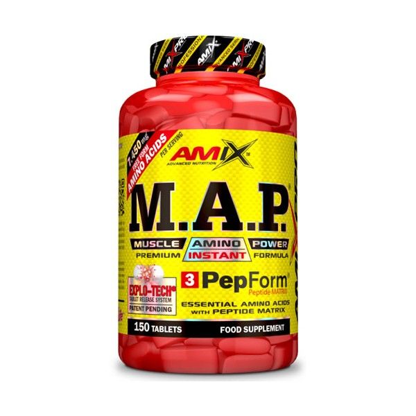 Aminoácidos MAP Muscle Amino Power 150 Tablets